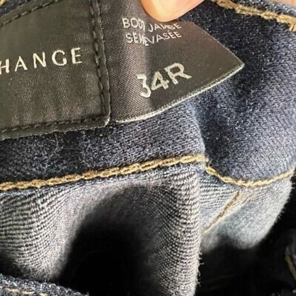 AX Armani Exchange High Rise Straight Ankle Jeans Soft Denim Women's Pants Size - Picture 7 of 8